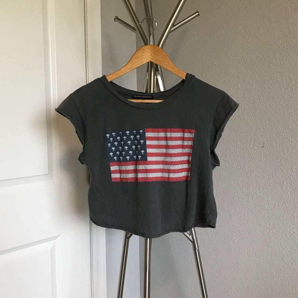 brandy alien crop top